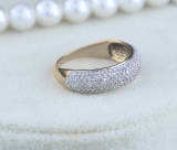 0.90 Carat (ctw) 14k Yellow Gold Round Diamond Anniversary Wedding Band Ring