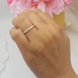 0.45 Carat (ctw) 10k Yellow Gold Princess & Round Diamond Ladies Anniversary Wedding Matching Band Stackable Ring