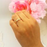 0.25 Carat (ctw) 14k Yellow Gold Round Diamond Crossover Split Shank Ladies Bridal Promise Engagement Ring 1/4 CT