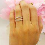 0.25 Carat (ctw) 10K White Gold Round White Diamond Ladies Anniversary Enhancer Guard Matching Wedding Band