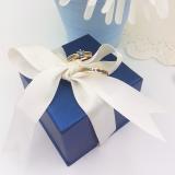 1.00 Carat (ctw) 14k Rose Gold Round Blue Diamond Ladies Bridal Engagement Ring Set With Matching Band 1 CT