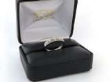 0.25 Carat (ctw) 14k White Gold Round Champagne & White Diamond Ladies Anniversary Wedding Band Ring 1/4 CT