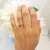 0.15 Carat (ctw) 14K Rose Gold Round Black Diamond Ladies 5 Stone Anniversary Wedding Band Ring