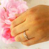 0.33 Carat (ctw) 14K Rose Gold Round Cut Morganite & White Diamond Ladies Bridal Wave Promise Engagement Ring 1/3 CT