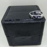 0.33 Carat (ctw) Sterling Silver Round Cut Blue Sapphire & White Diamond Men's Stackable Anniversary Wedding Band 1/3 CT