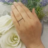 0.20 Carat (ctw) 10k Yellow Gold Round Blue Sapphire Ladies Anniversary Wedding Ring Stackable Band 1/5 CT