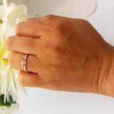 0.50 Carat (ctw) 10K Rose Gold Round Cut Morganite & White Diamond Ladies Bridal Engagement Ring With Matching Band Set 1/2 CT