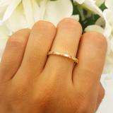 0.40 Carat (ctw) 18K Yellow Gold Round & Baguette Pink sapphire & White Diamond Ladies Vintage Style Anniversary Wedding Eternity Band Stackable Ring