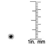 1.40 Carat (ctw) 14K White Gold Round Cut Black & Baguette & Round Cut White Diamond Ladies Halo Style Stud Earrings