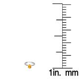 1.00 Carat (ctw) Sterling Silver Pear Cut Citrine Ladies Solitaire Bridal Engagement Ring 1 CT