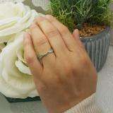 0.36 Carat (ctw) 14K White Gold Round Tsavorite & White Diamond Ladies Anniversary Wedding Band Stackable Ring 1/3 CT