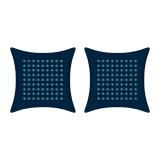 0.60 Carat Round Blue Diamond Concave Kite Unisex Stud Earrings in 925 Sterling Silver in Screw Back