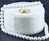 0.05 Carat (ctw) 10K Yellow Gold Round White Diamond Men's Fashion Anniversary Cross Ring Wedding Band