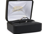 0.12 Carat (ctw) 10k White Gold Brilliant White Diamond Ladies Micro Pave Engagement Ring