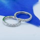 0.50 Carat (ctw) Round Diamond Ladies Huggie Hoop Earrings 1/2 CT 10K White Gold
