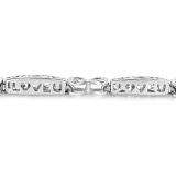 0.10 Carat (ctw) Sterling Silver White Diamond Ladies Infinity Heart Love Bracelet