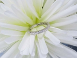 0.90 Carat (ctw) 14K White Gold Round White Diamond Eternity Sizeable Stackable Ring Anniversary Wedding Band