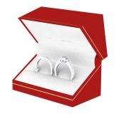 0.95 Carat (ctw) 14k White Gold Princess 3 Stone Diamond Ladies Engagement Bridal Ring Set Matching Band 1 CT