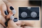 Round White Diamond Illusion Style Filigree Groove Sides Flower Screwback Stud Earrings for Women (0.22 ctw, Color I-J, Clarity I2-I3) in 925 Sterling Silver