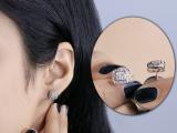 Round White Diamond Cushion Shaped Filigree Style Screwback Stud Earrings for Women (0.16 ctw, Color I-J, Clarity I1-I2) in 18K Rose Gold