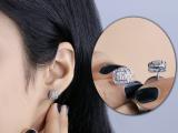 Round White Diamond Cushion Shaped Filigree Style Pushback Stud Earrings for Women (0.16 ctw, Color I-J, Clarity I2-I3) in 925 Sterling Silver
