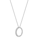 Round White Diamond Open Eternity Circle of Life Circle Pendant for Women (1.75 ctw, Color I-J, Clarity I2-I3) in 925 Sterling Silver