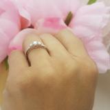 0.33 Carat (ctw) 14K White Gold Round Diamond 3 Stone Ladies Bridal Engagement Ring 1/3 CT