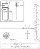 0.10 Carat (ctw) Round White Diamond Divine Cross Pendant with 18 inch Silver Chain in 925 Sterling Silver