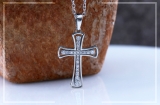 0.23 Carat (ctw) Round White Diamond Delicate Cross Pendant with 18 inch Silver Chain for Women in 925 Sterling Silver
