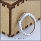 0.33 Carat (ctw) 14K White Gold Round Diamond Ladies Anniversary Wedding Band Enhancer Guard 1/3 CT