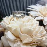 0.60 Carat (ctw) 14k White Gold Round Diamond Ladies Anniversary Wedding Band Enhancer Guard
