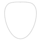 Round White Diamond Illusion Set Necklace for Women (1.67 ctw, Color I-J, Clarity I2-I3) in 10K White Gold
