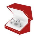 Certified 1.00 Carat (ctw) 14k White Gold Round & Princess Cut 3 Stone Diamond Ladies Engagement Ring Matching Band Set