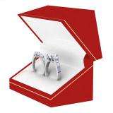 1.86 Carat (ctw) 14k White Gold Princess & Round Diamond Ladies Bridal Ring Set Engagement with Matching Band