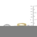 0.50 Carat (ctw) 10K Yellow Gold Round Diamond Men's & Women's Micro Pave Engagement Ring Trio Bridal Wedding Band Set 1/2 CT