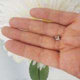 0.10 Carat (ctw) Sterling Silver Red & White Round Diamond Micro Pave Setting Kite Shape Stud Earrings