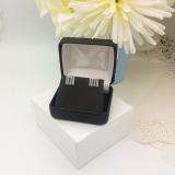 0.10 Carat (ctw) Sterling Silver White & Black Round Diamond Micro Pave Setting Kite Shape Stud Earrings