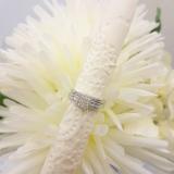 0.20 Carat (ctw) Sterling Silver Round White Diamond Men & Women's Micro Pave Engagement Ring Trio Bridal Set 1/5 CT