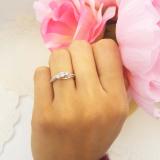 0.50 Carat (ctw) 14k White Gold Round Diamond 3 Stone Ladies Swirl Bridal Engagement Ring 1/2 CT