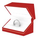 0.40 Carat (ctw) 14K White Gold Round Diamond Ladies Anniversary Wedding Stackable Ring Band