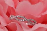0.33 Carat (ctw) Round Diamond Ladies Anniversary Wedding Stackable Band 1/3 CT 14K White Gold
