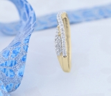 0.32 Carat (ctw) 14k Yellow Gold Round Diamond Ladies Bridal Anniversary Wedding Stackable Band 1/3 CT