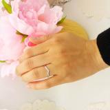 0.10 Carat (ctw) Round Diamond Ladies 7 Stone Wedding Guard Chevron Band 1/10 CT 10K White Gold