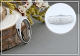 0.50 Carat (ctw) 14k White Gold Round Diamond Ladies Anniversary Wedding Band 1/2 CT