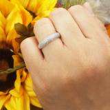 0.50 Carat (ctw) 14k Rose Gold Round Red Diamond Ladies Anniversary Wedding Band 1/2 CT