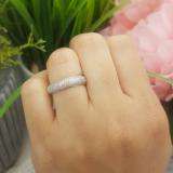 0.50 Carat (ctw) 14k Yellow Gold Round White Diamond Ladies Anniversary Wedding Band 1/2 CT