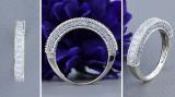 1.40 Carat (ctw) 14k White Gold Princess & Round Diamond Ladies Anniversary Wedding Matching Band Stackable Ring