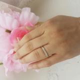 0.45 Carat (ctw) 14k Rose Gold Princess & Round Diamond Ladies Anniversary Wedding Matching Band Stackable Ring