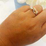 0.45 Carat (ctw) 14k White & Yellow Gold Round Diamond Ladies Cocktail Right Hand