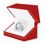 0.50 Carat (ctw) 14k White Gold Round Diamond Ladies Swirl Engagement 3 Stone Bridal Ring 1/2 CT